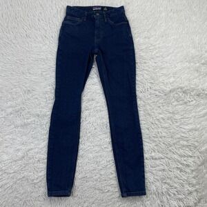 Patagonia Pants Womens 25 Blue Slim Jeans 5 Pocket Casual Denim Dark Wash Ladies